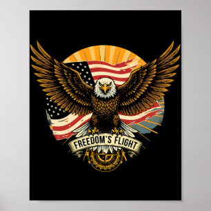 American Ld Eagle Bird Gift For Men Women Kids Boy Poster
