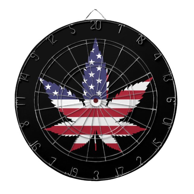 American Leaf Dart Board (Front)