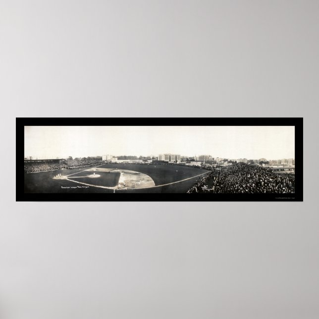 American League Baseball NY Photo 1910 Poster (Front)