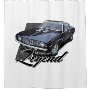 American Legend Black Shower Curtain