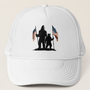 American Legend with Grizzly Trucker Hat