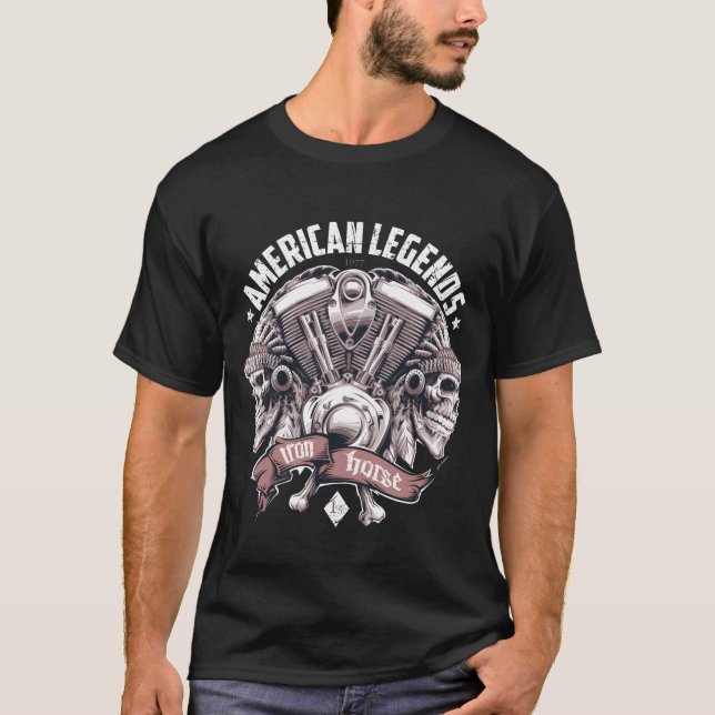 American Legends - Iron Horse T-Shirt (Front)