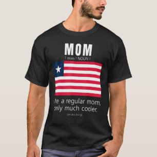 American Liberian Patriot Flag Mothers Day Liberia T-Shirt