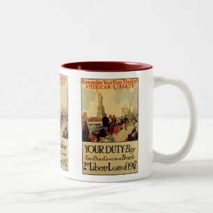 American Liberty Two-Tone Coffee Mug