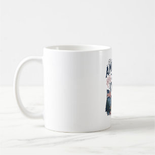American Life Vibes Patriotic Lake Vector Shirt_1 Coffee Mug