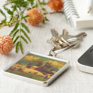 American Life Winter Vintage Key Ring