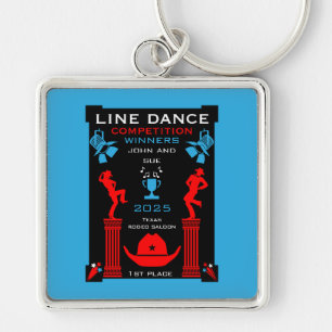 American Line Dancing Competition Key Ring