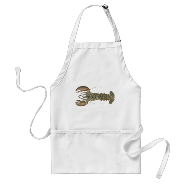 American Lobster - Sherman Denton Fish Lithograph Standard Apron (Front)