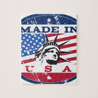 American logo travel poster jigsaw puzzle