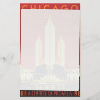 American logo travel poster stationery