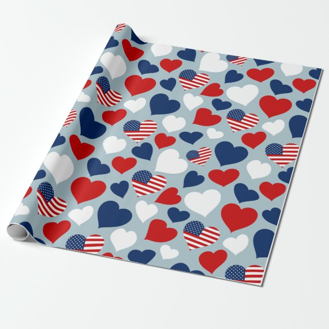 American Love Wrapping Paper (Unrolled)