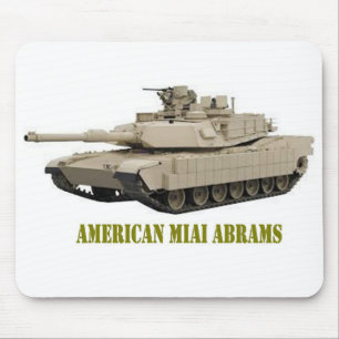 AMERICAN M1A1 ABRAMS  TANK MOUSE MAT
