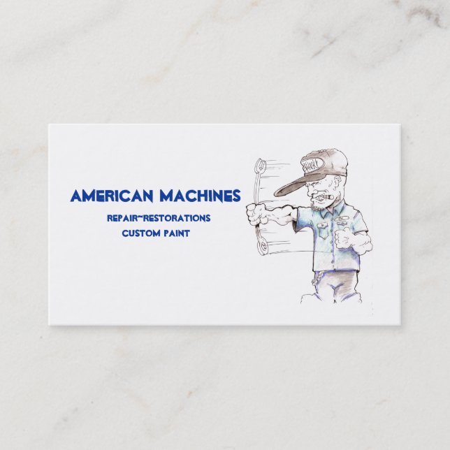 American Machines Business Cards (Front)