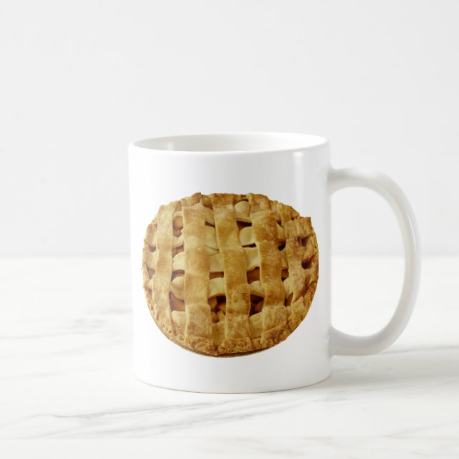 American Made Apple Pie Zig Zag Crust Coffee Mug (Right)