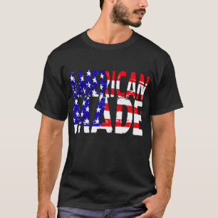 American Made in the USA flag patriot T-shirt