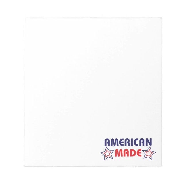 American Made Notepad (Front)