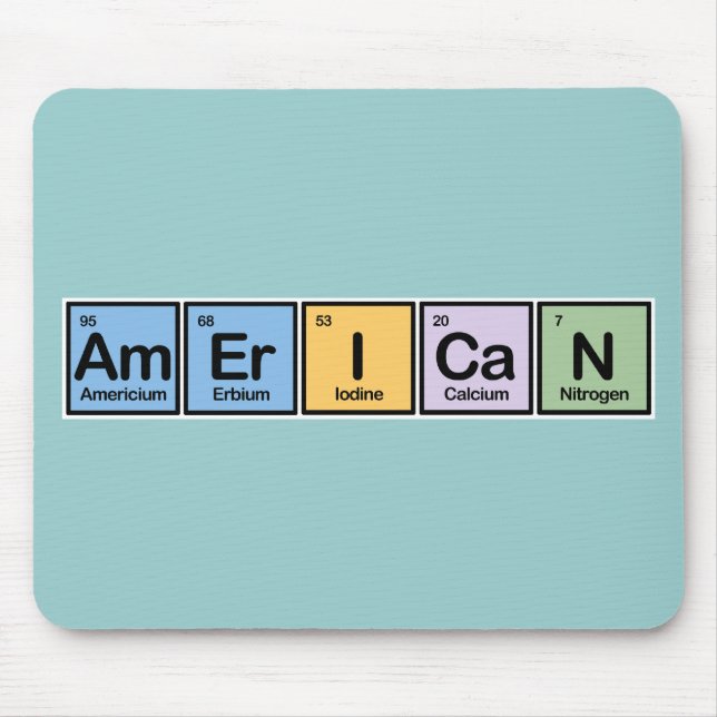 American made of Elements Mouse Mat (Front)