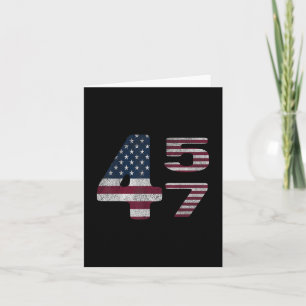 American Made Trump Merchandise Flag Trump 45 47 T Card