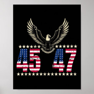 American Made Trump Merchandise Trump 45 47 Trump Poster