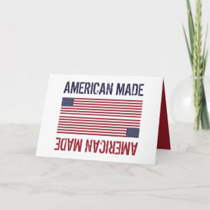 American Made, United States Flag Card