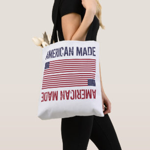 American Made, United States Flag Tote Bag