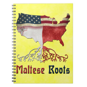 American Maltese Roots Notepad Notebook