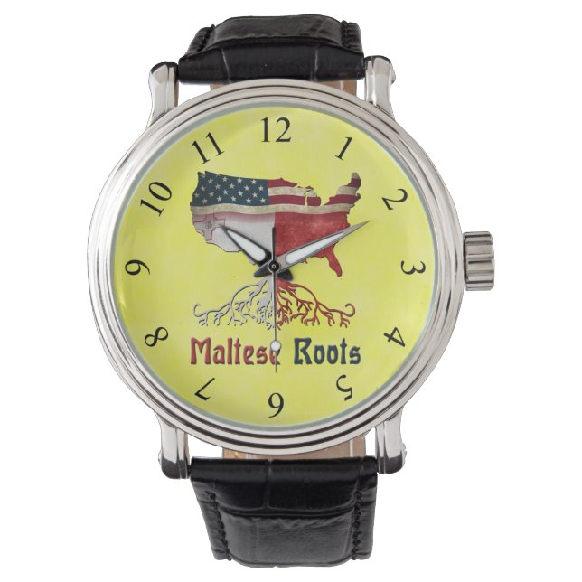 American Maltese Roots Watch (Front)