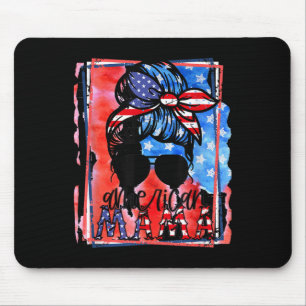American Mama - Fourth Of July - Memorial Day - Wo Mouse Mat