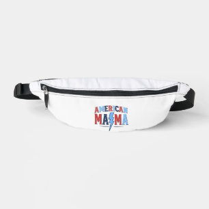 American Mama Patriotic Vintage Engraving Shirt De Bum Bags