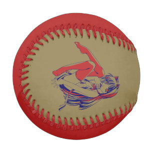 American Manga Neko Catgirl Kawaii Anime Baseball