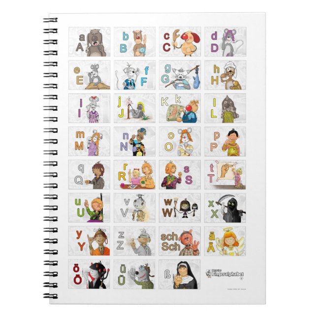 American Manual Alphabet II Notebook (Front)