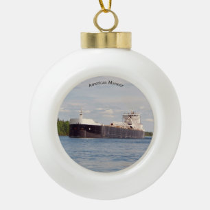 American Mariner ball or snowflake ornament