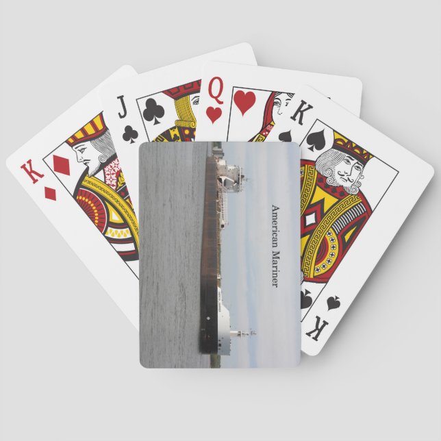 American Mariner playing cards (Back)
