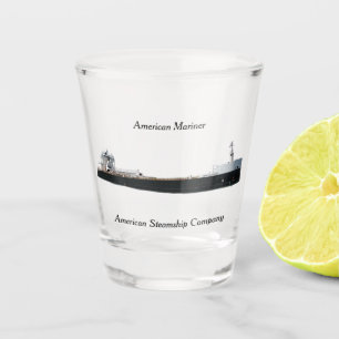 American Mariner shot glass