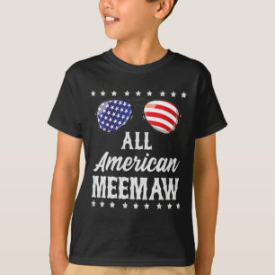 American Meemaw 4th Of July Independence Day Patri T-Shirt