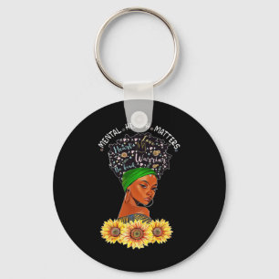 American Mental Health Problems Woman Warrior Quee Key Ring