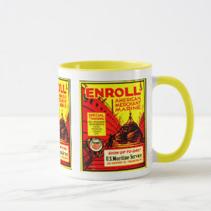 American Merchant Marine - Enrol Today ! Mug