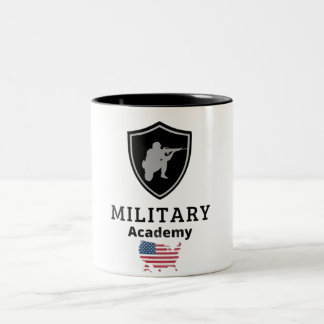 American Military Academy Mug – Patriotic Soldier