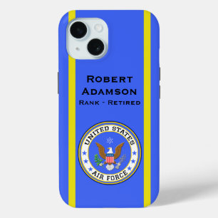American Military defence emblem -- personalise  iPhone 15 Case