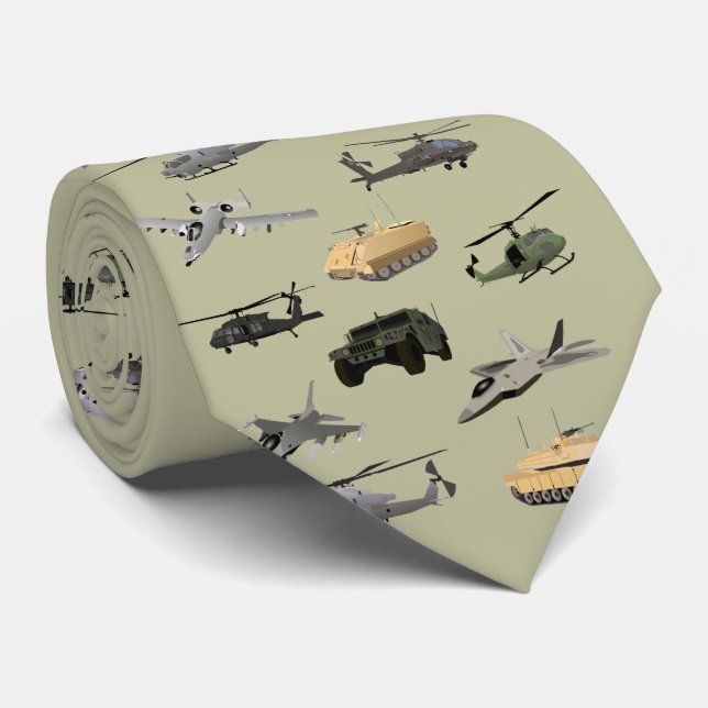 American Military Pattern Tie (Rolled)