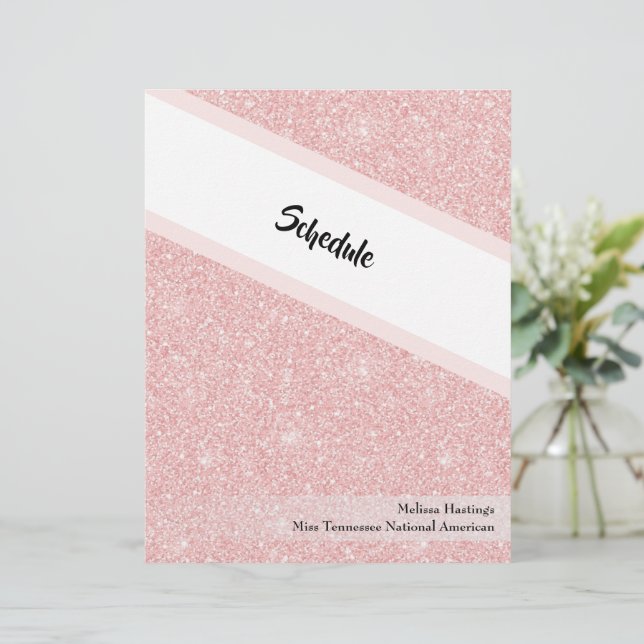 American Miss Pageant Binder Section Page (Standing Front)