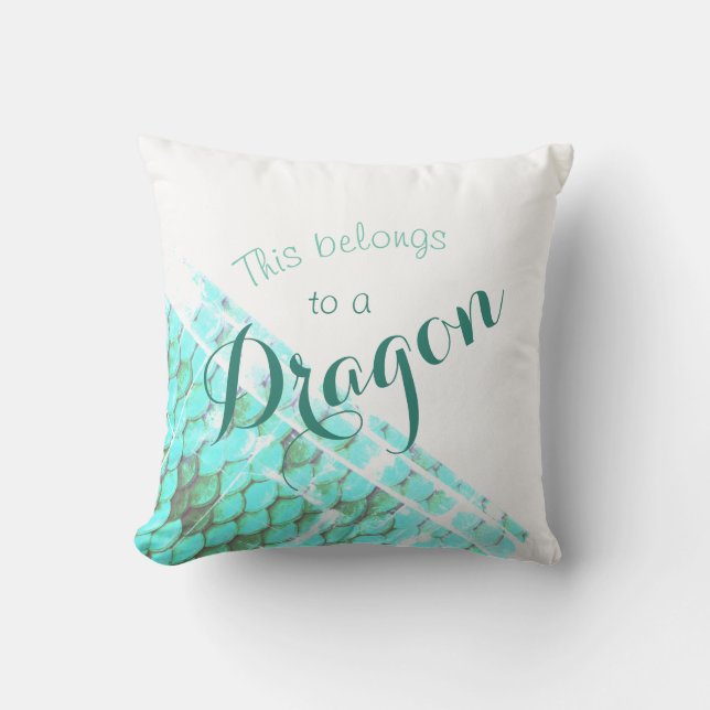 American MoJo Dragon Pillow Personalised (Front)