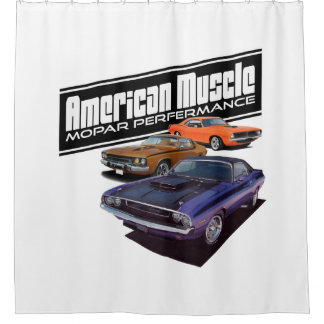 American Mopar Muscle Shower Curtain