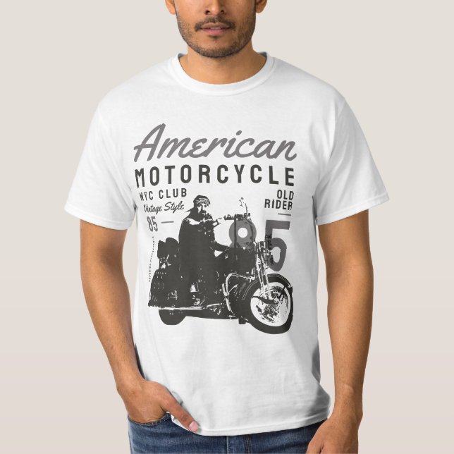 American Motocycle  T-Shirt (Front)