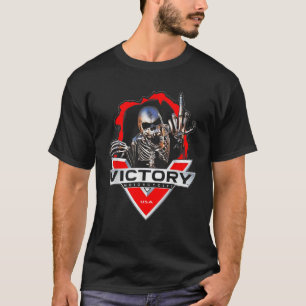 American Motor Cycles Victory USA Skeleton Funny G T-Shirt