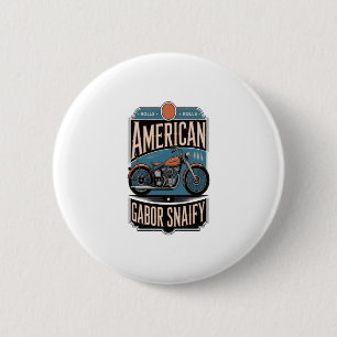American Motorcycle Vintage 6 Cm Round Badge