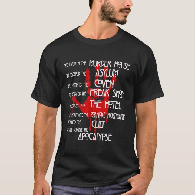 american movies horror story halloween T-Shirt (Front)