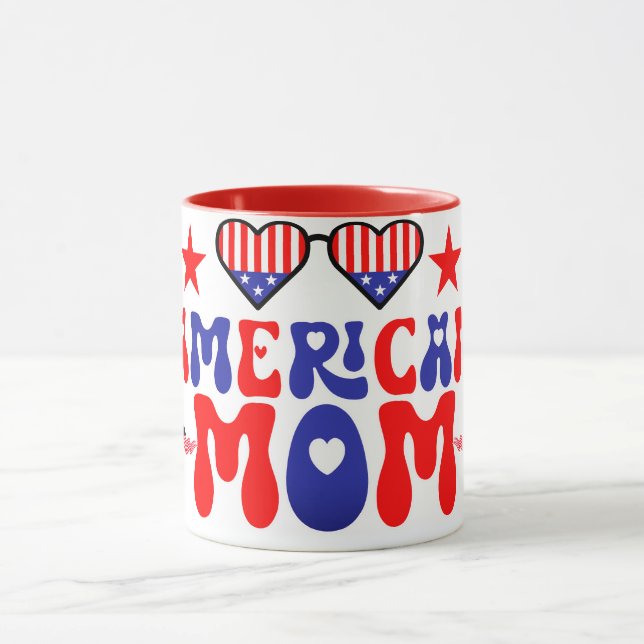 American Mum Happy 4 July Mug (Center)