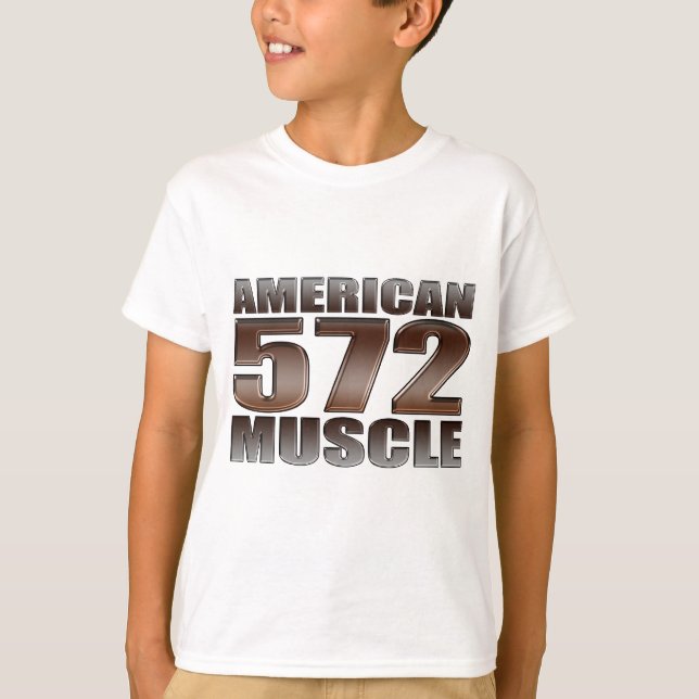 american muscle 572 Big Block crate motor T-Shirt (Front)