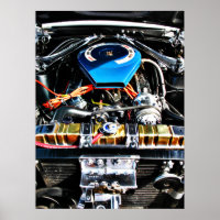 American Muscle Car Engine